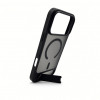 Evelatus cover MagSafe con rivestimento in gomma e supporto per Apple iPhone 18 Pro Max, nero