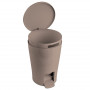 Tatay Diabolo cestino portarifiuti da bagno con pedale, 5 l, marrone