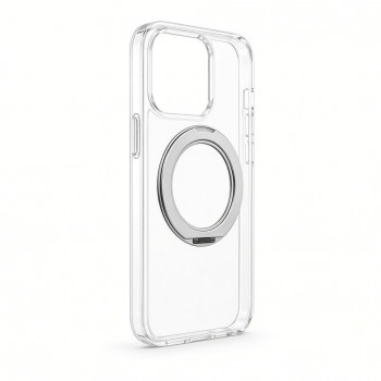 Evelatus cover Hybrid MagSafe con supporto in metallo 360 per Apple iPhone 18 Pro, PC+TPU, trasparente