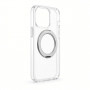 Evelatus cover Hybrid MagSafe con supporto in metallo 360 per Apple iPhone 18 Pro, PC+TPU, trasparente
