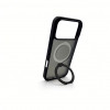 Evelatus Shield cover con MagSafe e supporto per Apple iPhone 18 Pro, anello opaco, nero