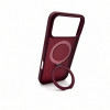 Evelatus Shield cover con MagSafe e supporto per Apple iPhone 18 Pro, anello opaco, bordeaux