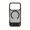 Evelatus cover MagSafe con rivestimento in gomma e supporto per Apple iPhone 18 Pro, nero