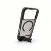Evelatus cover MagSafe con rivestimento in gomma e supporto per Apple iPhone 18 Pro, grigio fumo