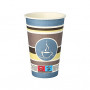 STARPAK bicchieri da caffè monouso 8 cm 0,3 l bianco, rosso, giallo, grigio
