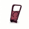 Evelatus cover MagSafe con rivestimento in gomma e supporto per Apple iPhone 18 Pro, bordeaux