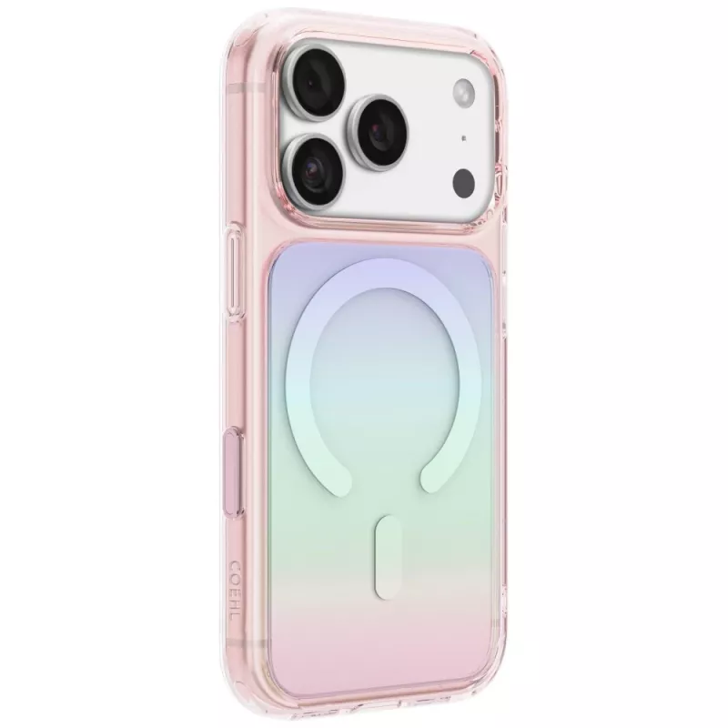 UNIQ Coehl Estelle cover per iPhone 18 Pro Max / 17 Pro Max, ricarica magnetica, rosa