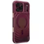 UNIQ Coehl Vela cover per iPhone 18 Pro Max / 17 Pro Max, ricarica magnetica, bordeaux