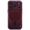 UNIQ Coehl Vela cover per iPhone 18 Pro / 17 Pro, ricarica magnetica, bordeaux