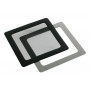 DEMCiflex filtro antipolvere 120 mm, quadrato, nero (129,4 x 129,4 mm)