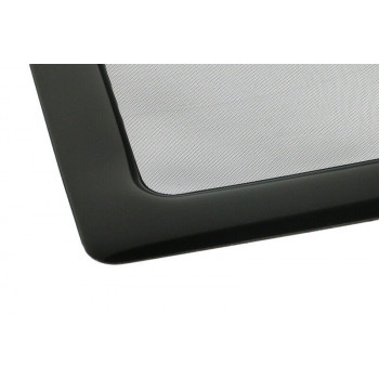 DEMCiflex filtro antipolvere 120 mm, quadrato, nero (129,4 x 129,4 mm)