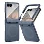Tech-Protect Kevlar Aura cover MagSafe per Samsung Galaxy Z Flip 8, blu navy