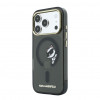 Karl Lagerfeld HC MagSafe IML Peekaboo Print & Metal Frame cover per Apple iPhone 18 Pro Max, nero