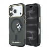 Karl Lagerfeld HC MagSafe IML Peekaboo Print & Metal Frame cover per Apple iPhone 18 Pro, nero