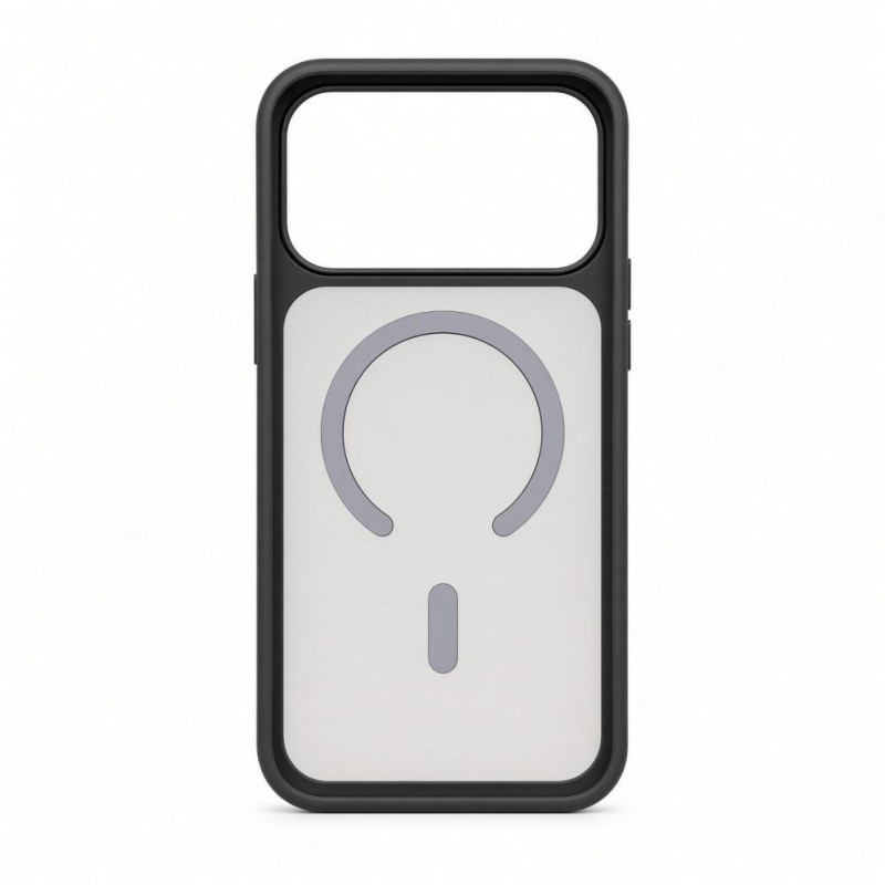 Evelatus Custodia MagSafe 2-in-1 Silver-Shield Skin Feel per Apple iPhone 18 Pro Max, opaca grigio fumo