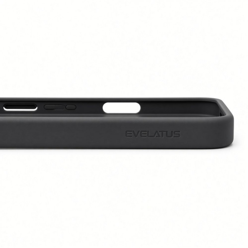 Evelatus Custodia MagSafe 2-in-1 Silver-Shield Skin Feel per Apple iPhone 18 Pro Max, opaca grigio fumo