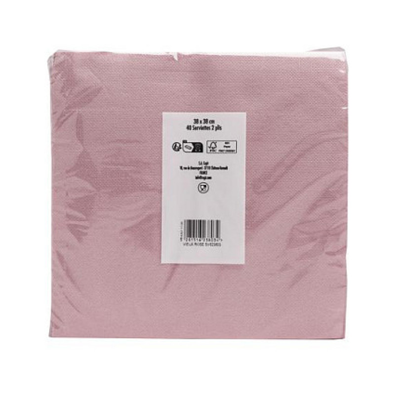 PROnappe tovaglioli 38,0 x 38,0 cm rosa antico