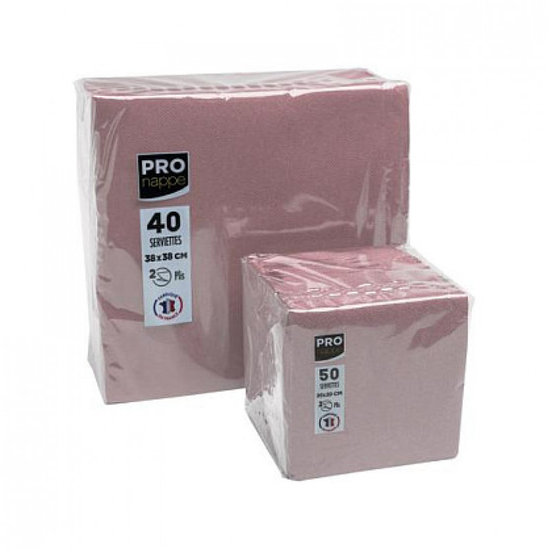 PROnappe tovaglioli 38,0 x 38,0 cm rosa antico