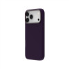 Just Must JM custodia in pelle con MagSafe per iPhone 18 Pro Max, viola