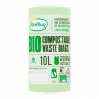 BioBag sacchetti compostabili per rifiuti 10 l, 42x54 cm, 15 micron, 20 pz. per rotolo, verde