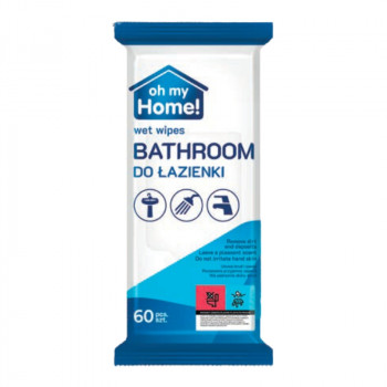 Ohmyhome salviette umidificate per il bagno 60 pz.