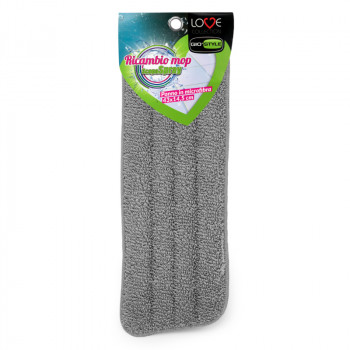 Giostyle panno in microfibra sostituibile per spazzola da pavimento con spruzzatore 40 cm