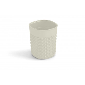 KIS Filo S cesto rotondo 0,5 l, Ø 9 x 11 cm, color avorio