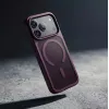 Crong Matte Magnetic custodia MagSafe per iPhone 18 Pro / 17 Pro, bordeaux