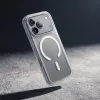 Crong Matte Magnetic custodia MagSafe per iPhone 18 Pro / 17 Pro, bianco