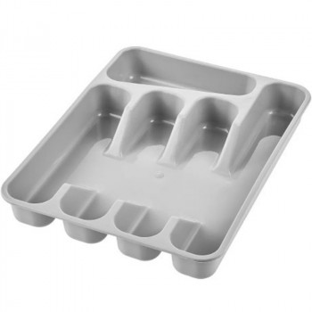 Keeeper Pablo portaposate 5 pezzi, 33,5x26,5x5 cm, grigio