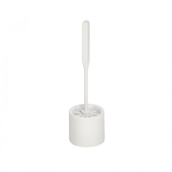 YORK spazzola per WC con supporto MODERN bianco