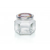 LEIFHEIT contenitore esagonale in vetro 106 ml