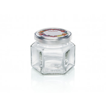 LEIFHEIT contenitore esagonale in vetro 106 ml