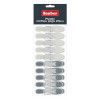 Sauber mollette per bucato in plastica, grigio, 20 pz.