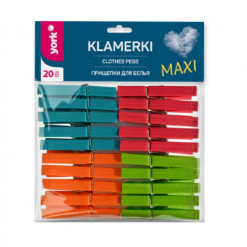 YORK MAX mollette per bucato, 20 pz.