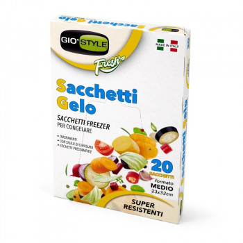 Giostyle sacchetti per congelatore 20 pz. 23x32cm / 30µm