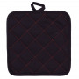 Asi Collection sottobicchiere termoresistente XL 20x20 cm nero/rosso