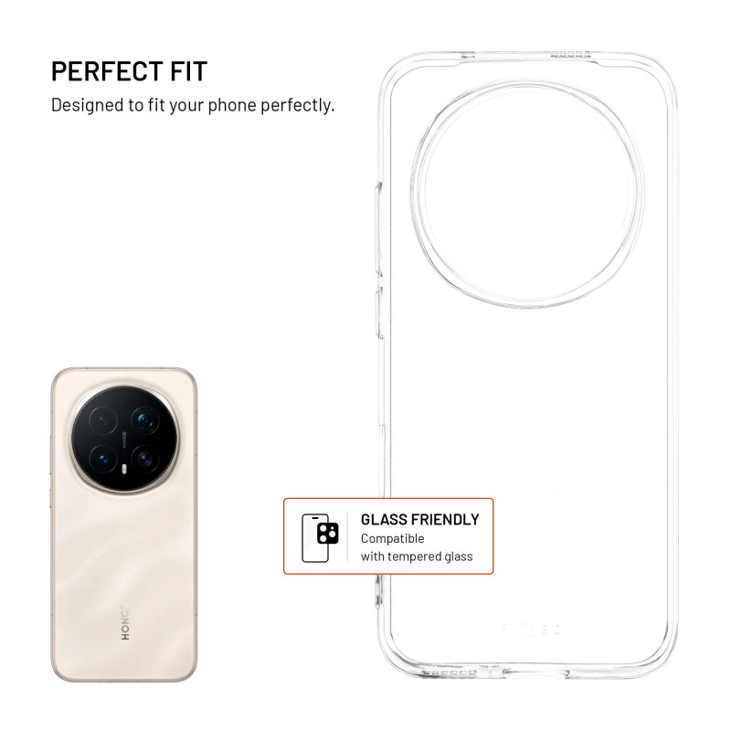 FIXED Story backcover per Honor Magic 8 Pro 5G, TPU, trasparente (FIXTCC-1639-TR)