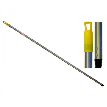 Sauber manico per scopa 140 cm, grigio/giallo