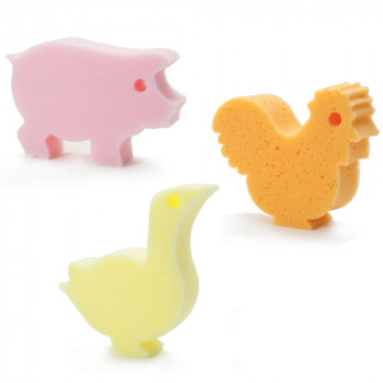 Martini Farm spugna a forma di animale per bambini, assortite