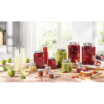 LEIFHEIT contenitore in vetro esagonale, 47 ml