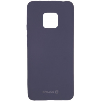 Evelatus custodia in silicone per Huawei Mate 20 Pro blu mezzanotte
