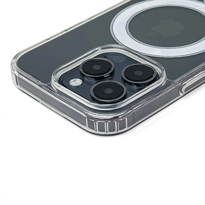 Hurtel custodia Ultra Clear compatibile MagSafe per Samsung Galaxy S25 Edge - trasparente