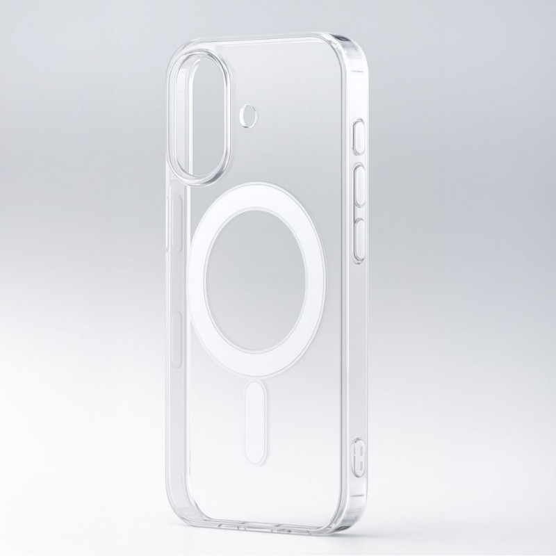Hurtel custodia Ultra Clear compatibile MagSafe per Samsung Galaxy S25 Edge - trasparente