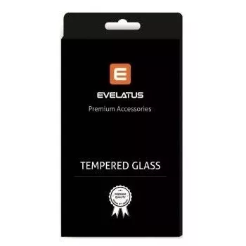Evelatus vetro temperato piatto e trasparente 0,33 mm per Samsung Galaxy A22 5G, colla giapponese, antistatico
