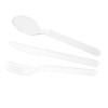 Giostyle set posate (forchetta, coltello, cucchiaio) Trippy bianco