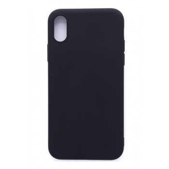 Evelatus custodia in silicone nano per Apple iPhone X/Xs Soft Touch TPU nero