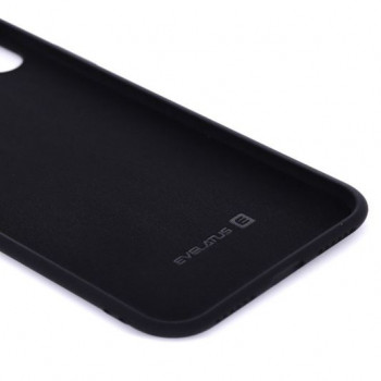 Evelatus custodia in silicone nano per Apple iPhone X/Xs Soft Touch TPU nero