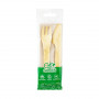 Gogreen set posate compostabili (forchetta, coltello, tovagliolo)