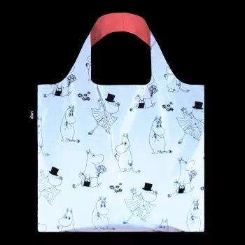 Borsa LOQI Moomin – Family Pattern (riflettente)